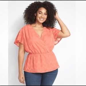 Lane Bryant Peplum top